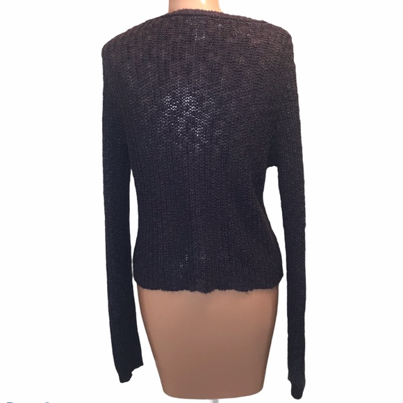 Full Tilt Loose Knit Sweater with pocket - Picture 4 of 6